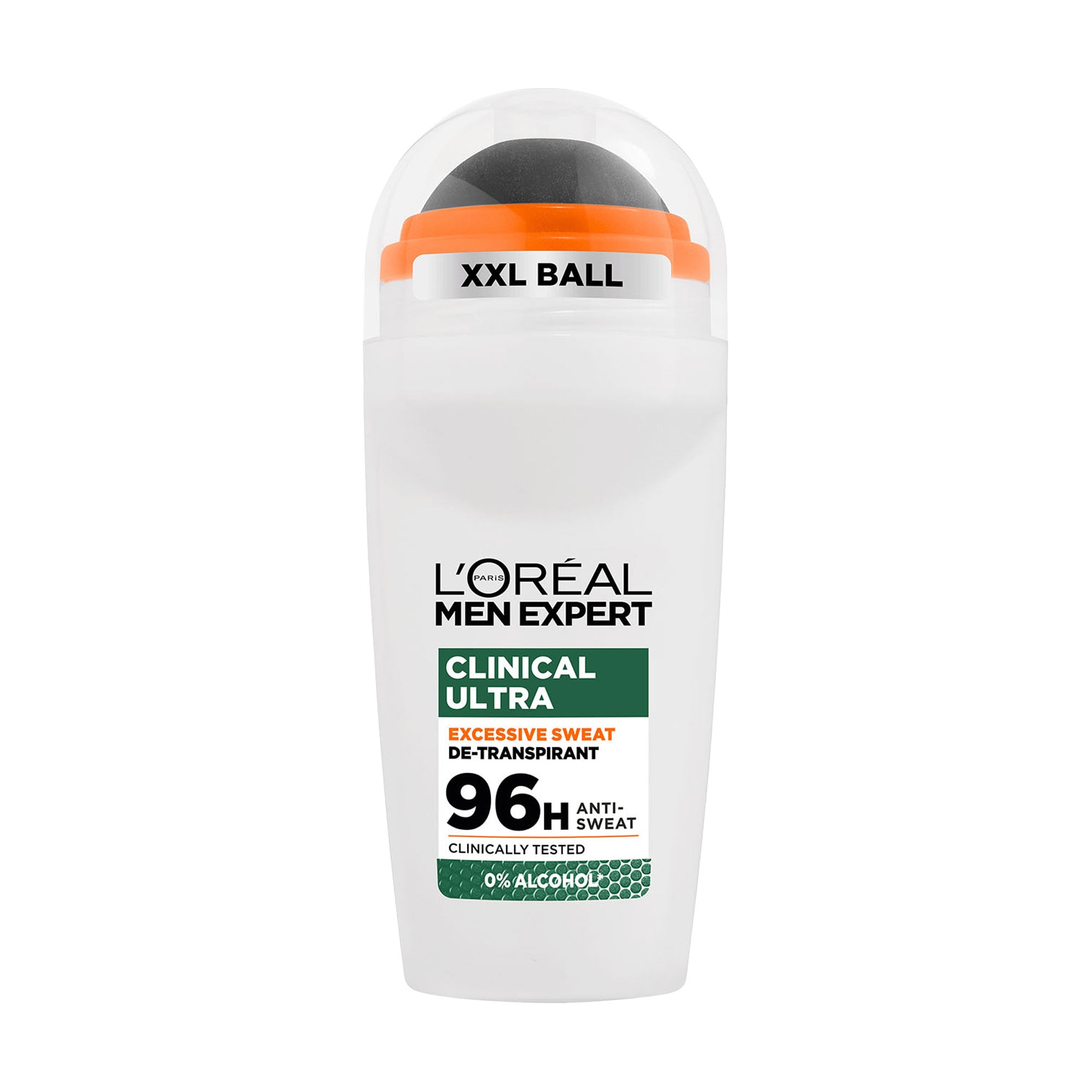 Кульковий дезодорант-антиперспірант для тіла L'Oreal Paris Men Expert Clinical Ultra 96H De-transpirant чоловічий, 50 мл